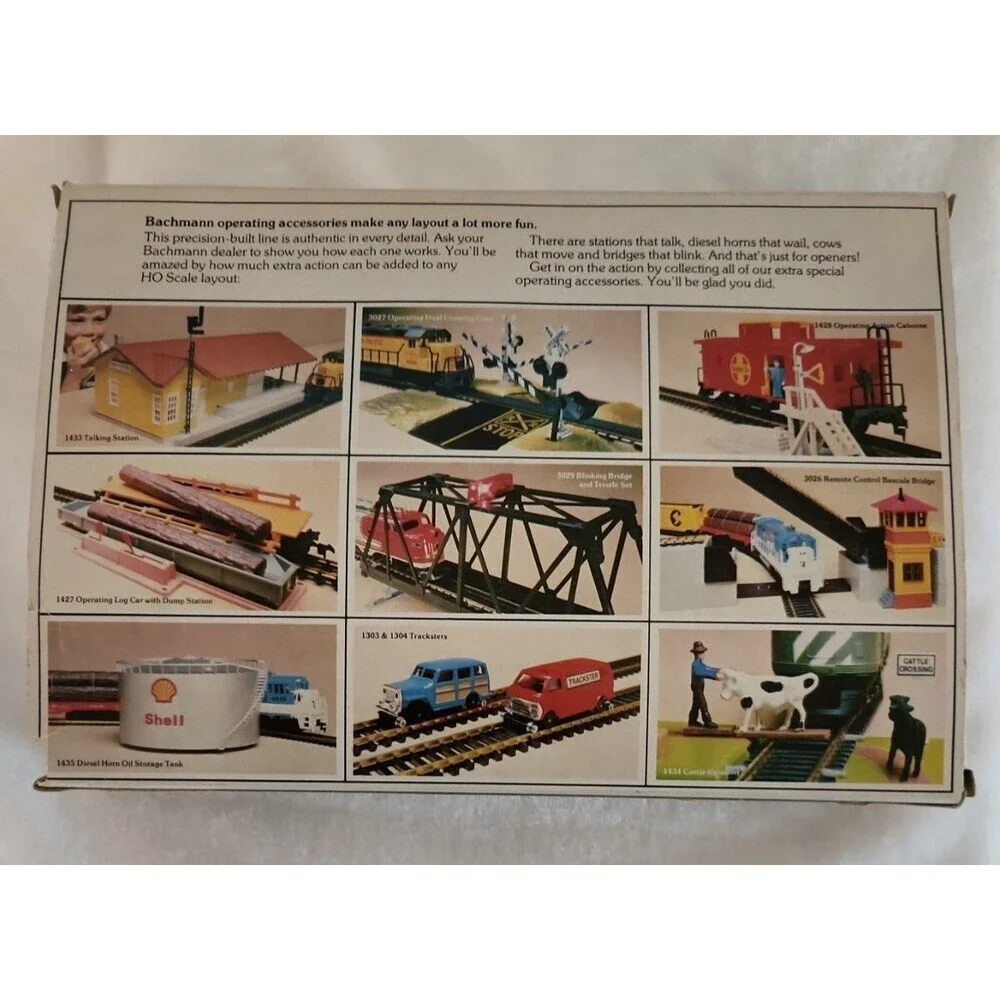 VINTAGE HO 1/87 BACHMANN OVER/UNDER BLINKING BRIDGE MODEL KIT # 46222